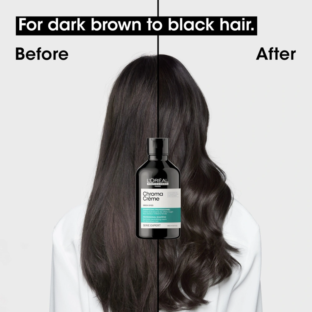 L'oreal Chroma Créme Green Dyes Shampoo 300ml képe 1